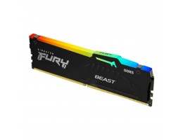 DDR5 16GB 6000MHz CL30 Single (1x16GB) Kingston RGB Fury Beast XMP3.0 EXPO 1,4V Gaming črna (KF560C30BBEA-16)