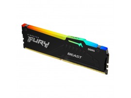 DDR5 16GB 6000MHz CL30 Single (1x16GB) Kingston RGB Fury Beast XMP3.0 EXPO 1,4V Gaming črna (KF560C30BBEA-16)