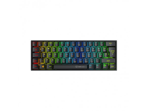 Gaming Tipkovnica Žična USB-A UVI PRIDE Nano 60% SLO | SLO gravura črna RGB (UVIPRIDENANO)