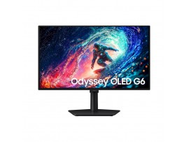 Monitor Samsung 68,6 cm (27,0") S27HG612SU 2560x1440 Gaming 240Hz OLED 0,03ms HDMI DisplayPort Pivot  FreeSync Premium HDR10+ Gaming Odyssey OLED G6