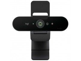 Spletna kamera Logitech Brio 4K 13MP 4K UHD 30FPS 60° do 90° USB-C črna Autofokus 5x Digitalni dvojni mikrofon Windows Hello & Google Meet Live Streaming (960-001746)