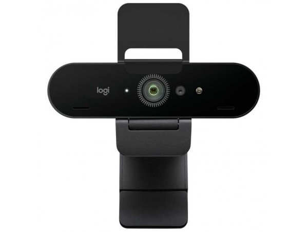 Spletna kamera Logitech Brio 4K 13MP 4K UHD 30FPS 60° do 90° USB-C črna Autofokus 5x Digitalni dvojni mikrofon Windows Hello & Google Meet Live Streaming (960-001746)