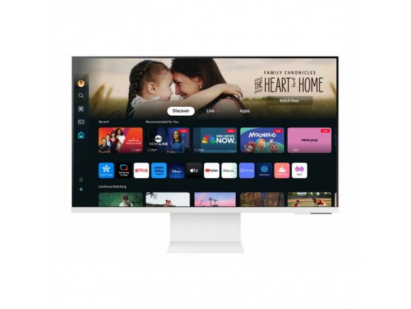 Monitor Samsung 81,3 cm (32,0") S32DM801UU 3840x2160 Smart TV Tizen VA 4ms HDMI USB-C 65W 2xUSB2.0 Pivot Kamera Zvočniki 2x10W  sRGB99% 2xUSB2.0 BT WiFi HDR10+ Smart M8