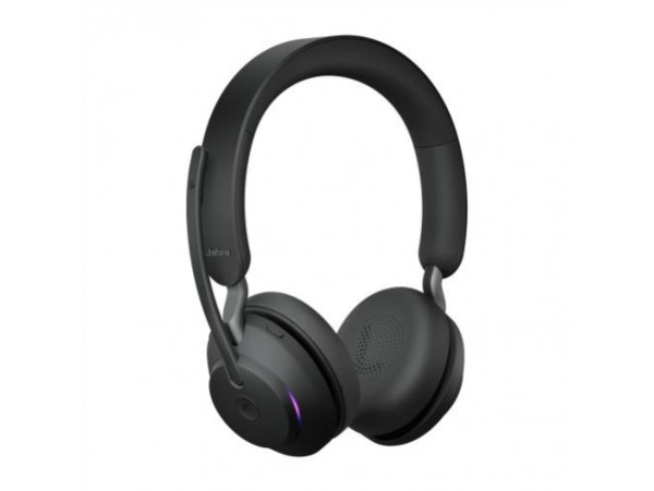 Slušalke brezžične Jabra naglavne BT Evolve2 65 Link380a MS Stereo črne (26599-999-999)
