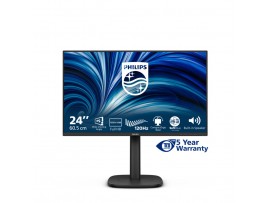 Monitor Philips 60,5 cm (23,8") 24B2N3200J 1920x1080 120Hz IPS 4ms VGA HDMI DisplayPort 4xUSB3.2 Pivot Zvočniki  3H sRGB110% SeparateSync