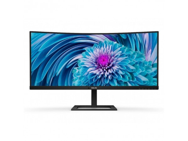 Monitor Philips 86,4 cm (34,0") 346E2CUAE 3440x1440 Curved 100Hz VA 1ms HDMI DisplayPort USB-C 65W 4xUSB3.2 HAS Zvočniki 2x5W  sRGB121,3% SeparateSync E-Line