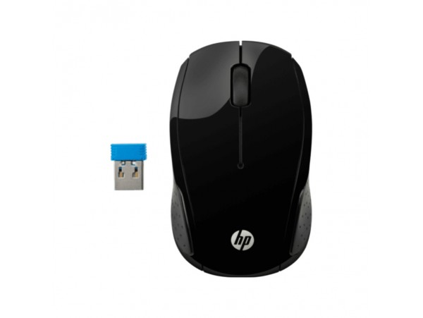 Miš HP 200 brezžična črna za notesnike (X6W31AA)
