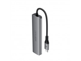 Priklopna postaja USB-C => Acefast J18 HDMI 2xUSB3.0 USB-C 90W micro čitalec kartic SD/microSD (J18)