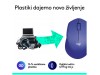 Miš Logitech brezžična optična M330 modra silent plus (910-004910)