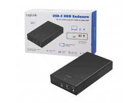 Ohišje za trdi disk 3,5 USB 3.2 Gen1 Logilink brezvijačno črno (UA0460)