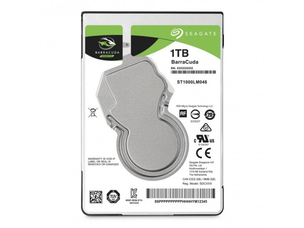 Trdi  disk 2.5" 1TB SATA3 -  5400 128MB 7mm Seagate Baracuda (ST1000LM048)