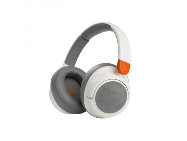 Slušalke brezžične JBL naglavne BT/1x3,5mm JR460NC bele ANC Bluetooth otroške (JBLJR460NCWHT)