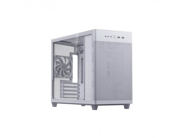Ohišje Asus Prime AP201 - Seklena stranica miniATX - bela