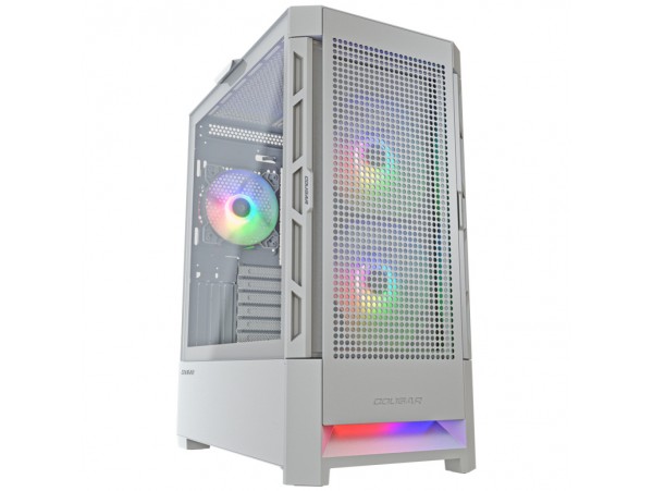 Ohišje Cougar Airface MidiATX - bela RGB
