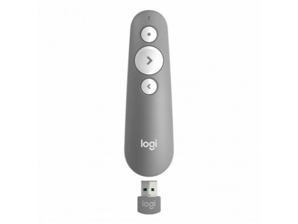 Presenter Logitech Brezžični R500 USB rdeči laser (910-006520)