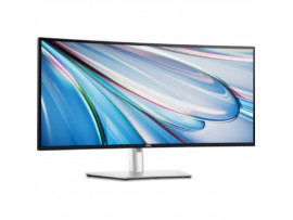 Monitor Dell 86,4 cm (34,0") U3425WE 3440x1440 Curved 120Hz IPS 5ms HDMI DisplayPort Thunderbolt4 USB-C 90W Thunderbolt4-Out 5xUSB3.2 2xUSB-C-Out Pivot Zvočniki 2x5W  3H DCI-P3-98% RJ45 KVM