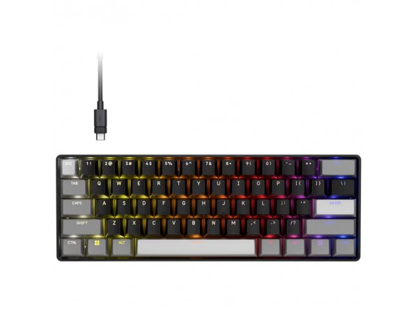 Gaming Tipkovnica Žična Corsair Clipper Pro Mini 60 US | črna RGB (CH-979101J-NA)