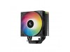 Zračni hladilnik DeepCool AG400 BK V2 - 120mm 154mm ARGB črna (AG400 BK ARGB V2)