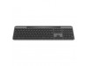 Tipkovnica brezžična + Bluetooth Logitech Signature Slim Solar K980 US international | SLO gravura grafitna (920-013764)