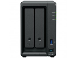 NAS ohišje Synology DS725+ 2x3.5'' SATA HDD/SSD 2x M.2 NVMe AMD Ryzen R1600 2-core (4-thread) 2.6 GHz 4GB DDR4 ECC SODIMM 1xRJ-45 1GbE, 1xRJ45 2.5GbE 1xUSB 3.2 Gen1 1xeSATA USB-C