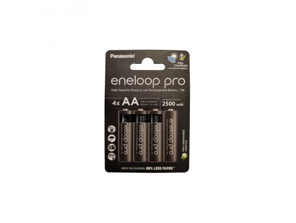 Baterija Akku Ni-MH AA Panasonic Eneloop PRO 2500mAh 4kom (BK-3HCDE/4CP)