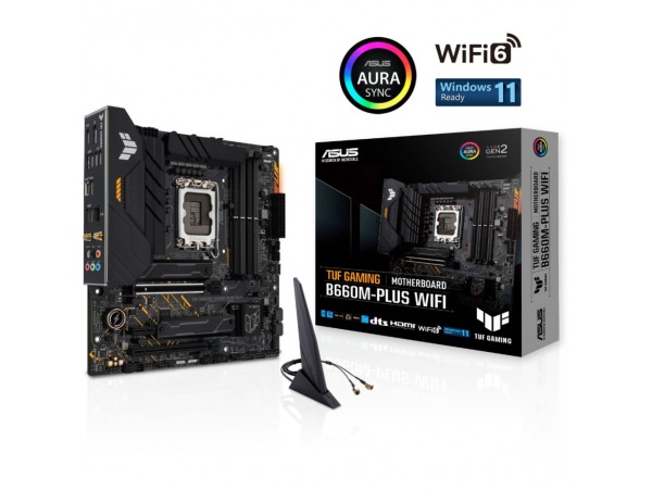 Osnovna plošča 1700 ASUS B660M-PLUS TUF GAMING WIFI DDR5 HDMI DisplayPort