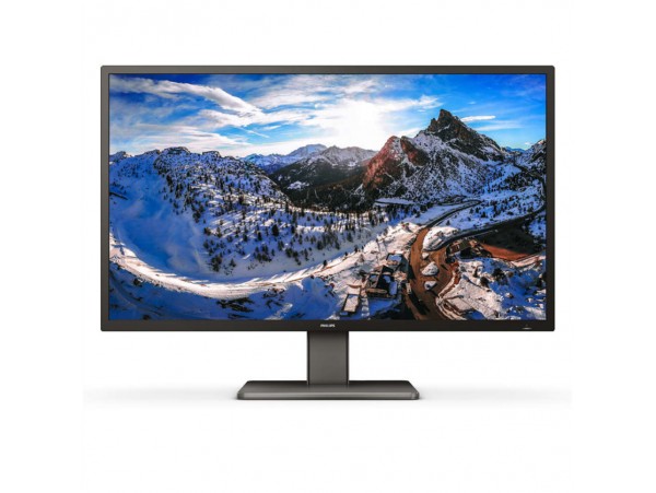 Monitor Philips 108 cm (42,5") 439P1 3840x2160 VA 4ms 3xHDMI DisplayPort USB-C 15W 3xUSB3.2 USB-C-Out HAS Zvočniki 2x5W  3H sRGB126% SeparateSync RJ45 KVM RS-232 HDR400 SerijaP