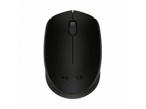 Miš Logitech brezžična optična za notesnike B170 siva (910-004798)