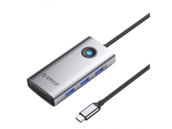 Priklopna postaja USB-C => Orico PW11-6P 1xHDMI 4K@30Hz 3xUSB3.0 1xUSB-C PD100W - (PW11-6PR-GY-EP)