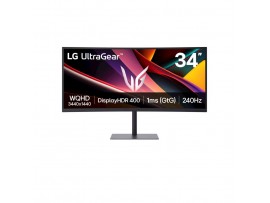 Monitor LG 86,4 cm (34,0") 34G630A-B 3440x1440 Curved Gaming 240Hz VA 1ms 2xHDMI DP USB-C 15W 2xUSB Zvočniki 2x5W  DCI-P3-95% AdaptiveSync FreeSync Premium HDR10 UltraGear