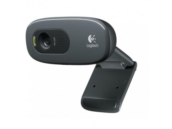 Spletna kamera Logitech C270 3MP HD 720p 30FPS 55° USB-A črno-siva mikrofon z redukcijo šuma (960-001063)