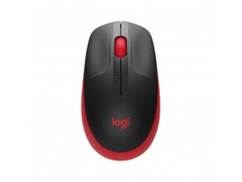 Miš  Logitech NoteBook Brezžična M190 optična rdeča (910-005908)
