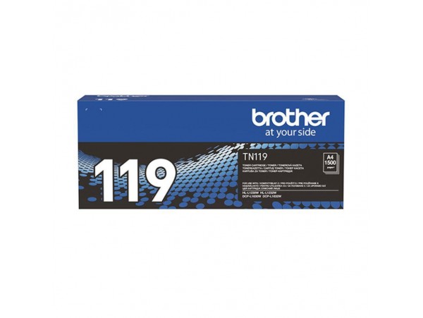 TONER Brother TN119, črn, 1.500 strani HL-L1230W/L1232W, DCP-L1630W/1632W