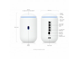 Usmerjevalnik brezžični Ubiquiti UniFi Dream Router 7 WiFi7 802.11be 5700Mbit/s 4xLAN+WAN+SFP (UDR7-EU)