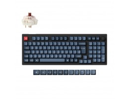 Mehanska Tipkovnica brezžična Keychron V5 Max QMK/VIA UK | črna RGB (Brown switch) (V5M-D3-UK)