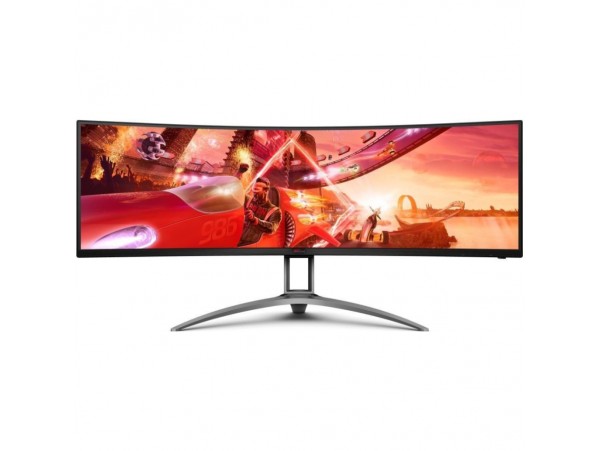 Monitor AOC 124 cm (48,8") AG493UCX2 5120x1440 Curved Gaming 165Hz LED 1ms 3xHDMI DisplayPort 4xUSB3,0 HAS Zvočniki 2x5W  sRGB122% FreeSync Premium PRO G-Sync Compatible HDR400 KVM