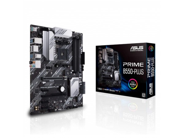 Osnovna plošča AM4 Asus PRIME B550-PLUS ATX 1xHDMI 2.1 1xDisplayPort 1.2
