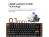 Mehanska Tipkovnica brezžična + Bluetooth Keychron K2 HE nebula mag stikala UK | črna RGB (K2H-F1-UK)