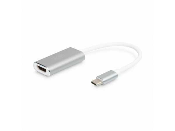 Video adapter zunanji USB-C => HDMI Digitus 4K 20cm DA-70836