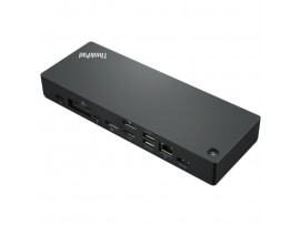 Priklopna postaja USB-C => Lenovo ThinkPad Thunderbolt 4 Workstation 1xHDMI 2xDisplayPort 4xUSB3,2 1xUSB-C 230W 1xLAN 1x3,5mm (40B00300EU)