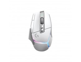 Miš Logitech brezžična G502 X Plus Premium optična gaming bela LightSpeed 25600DPI RGB (910-006171)