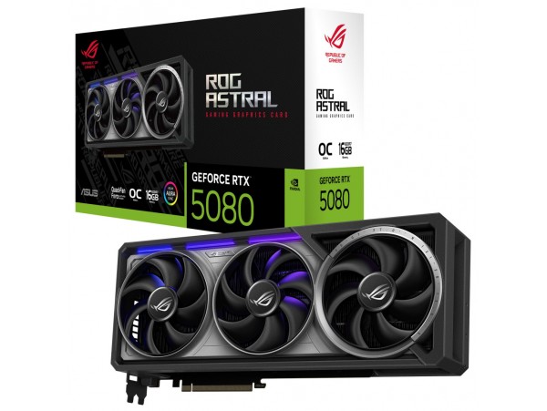 Grafična kartica nVidia RTX5080 Asus ROG Astral OC Edition - 16GB GDDR7 (GCAS-645)