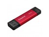 Prenosni disk SSD 512GB USB-C/A Kingston Duo 1050/900MB/s  - črna/rdeča (SPSD/512GB)