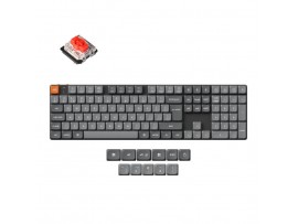 Tipkovnica brezžična, bluetooth, USB Keychron K5 Max rdeča stikala UK | siva RGB (K5M-H1-UK) Tipkovnica brezžična, bluetooth, USB Keychron K5 Max rdeča stikala UK | siva RGB (K5M-H1-UK)