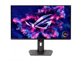 Monitor Asus 68,6 cm (27,0") XG27UCDMG 3840x2160 Gaming 240Hz OLED 0,03ms 2xHDMI DisplayPort USB-C 90W 3xUSB3.2 USB-C-Out Pivot  DCI-P3-99% FreeSync Premium G-Sync Compatible HDR400 ROG Strix