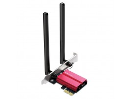 Brezžični mrežni adapter PCIe MERCUSYS MA86XE WiFi6E 802.11ax 2402Mbit/s triband 2x antena 5.3 () Brezžični mrežni adapter PCIe MERCUSYS MA86XE WiFi6E 802.11ax 2402Mbit/s triband 2x antena 5.3 ()