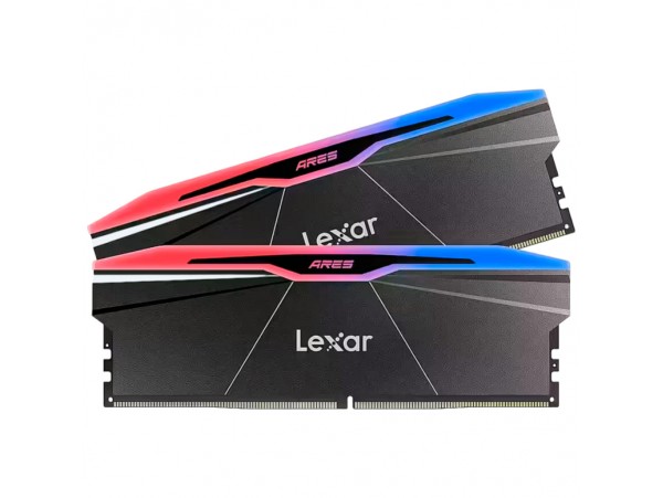 DDR5 32GB 6000MHz CL30 KIT (2x16GB) Lexar RGB Ares XMP3.0 1,4V črna (LD5U16G60C30BR-RGD)