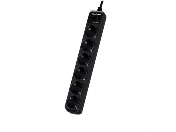 Prenapetostna zaščita CyberPower SurgeProtector 1,80m 6x230V (B0620SC0-DE)