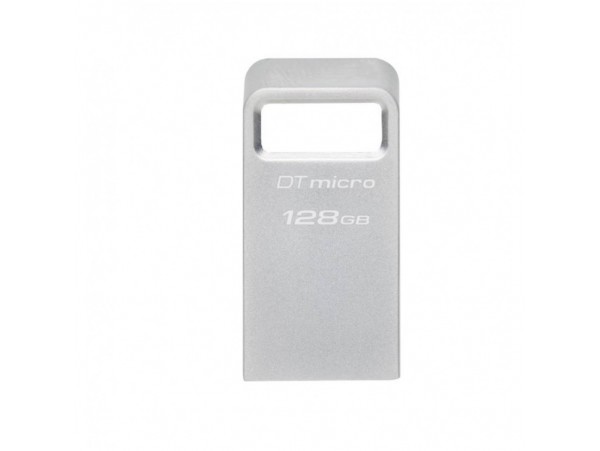 Spominski ključek 128GB USB 3.2 Kingston DT Micro 200MB/s - kovinski/micro/srebrn (DTMC3G2/128GB)