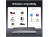 Priklopna postaja USB-C => Ugreen 1xHDMI 2xUSB3.0 USB-C 100W RJ45 čitalec kartic SD/microSD/TF (15531)